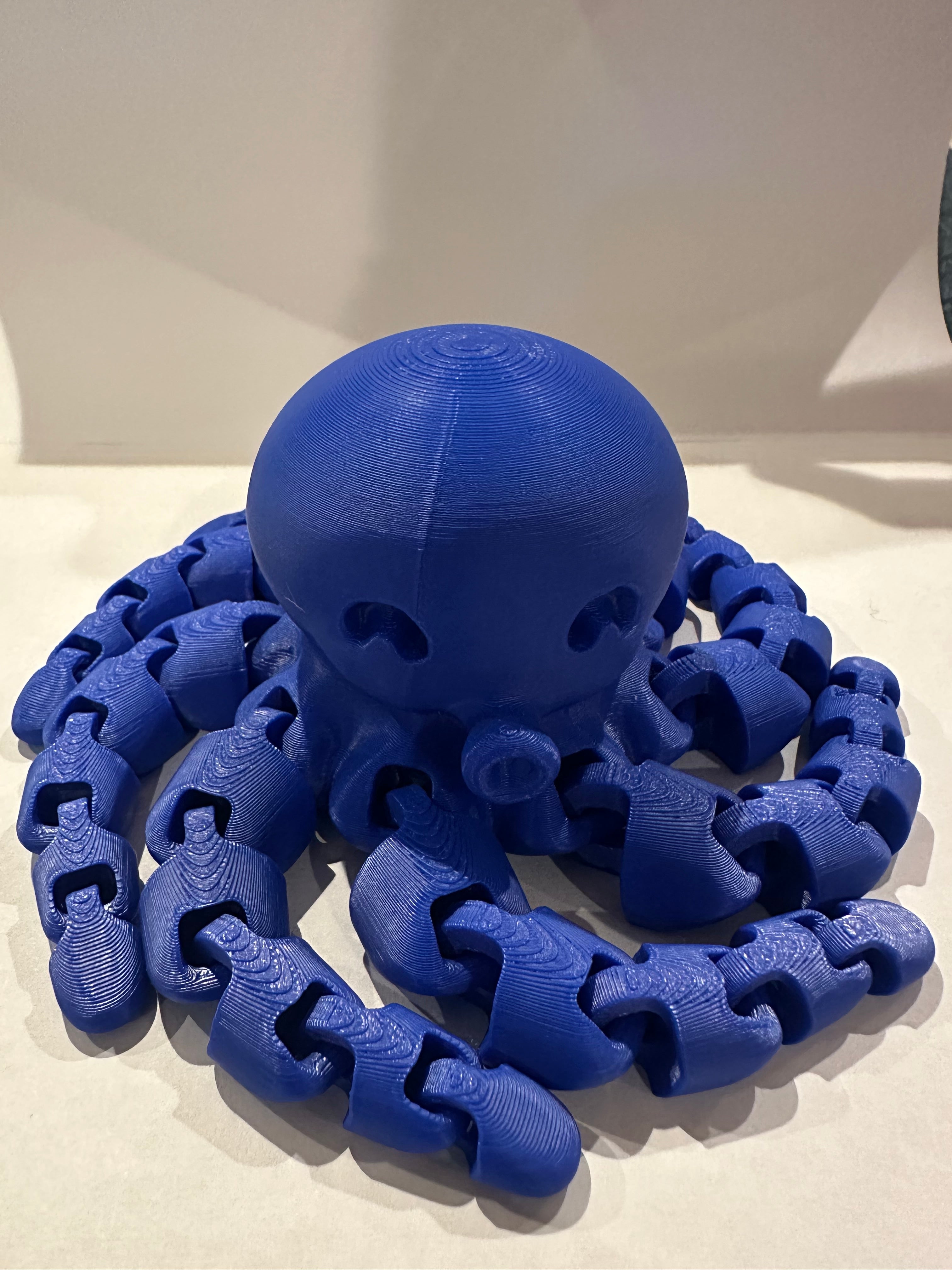 Flexi OctoBuddy – 3D Printed Articulated Octopus (9" x 9", 57 oz)