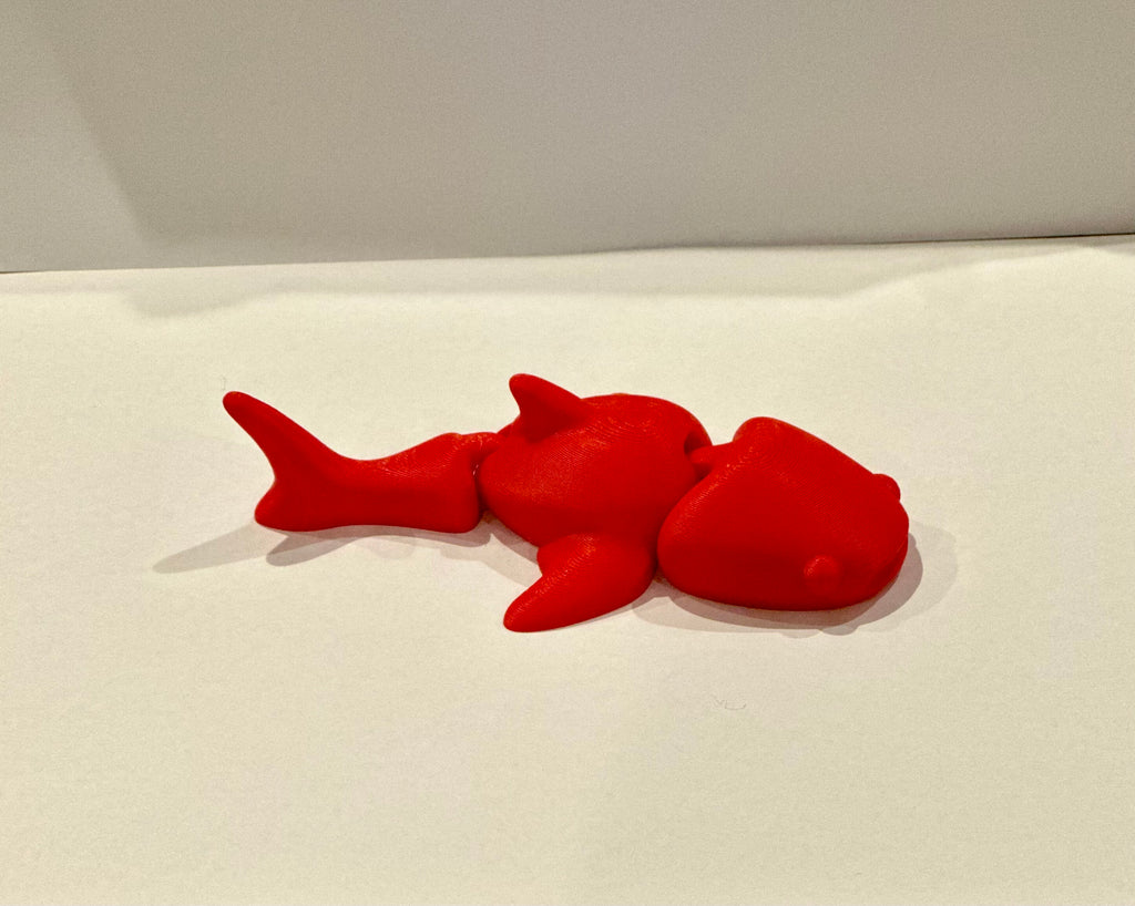 Mini Whale Shark – 3D Printed Deep Sea Gentle Giant (5" x 4", 12 oz)